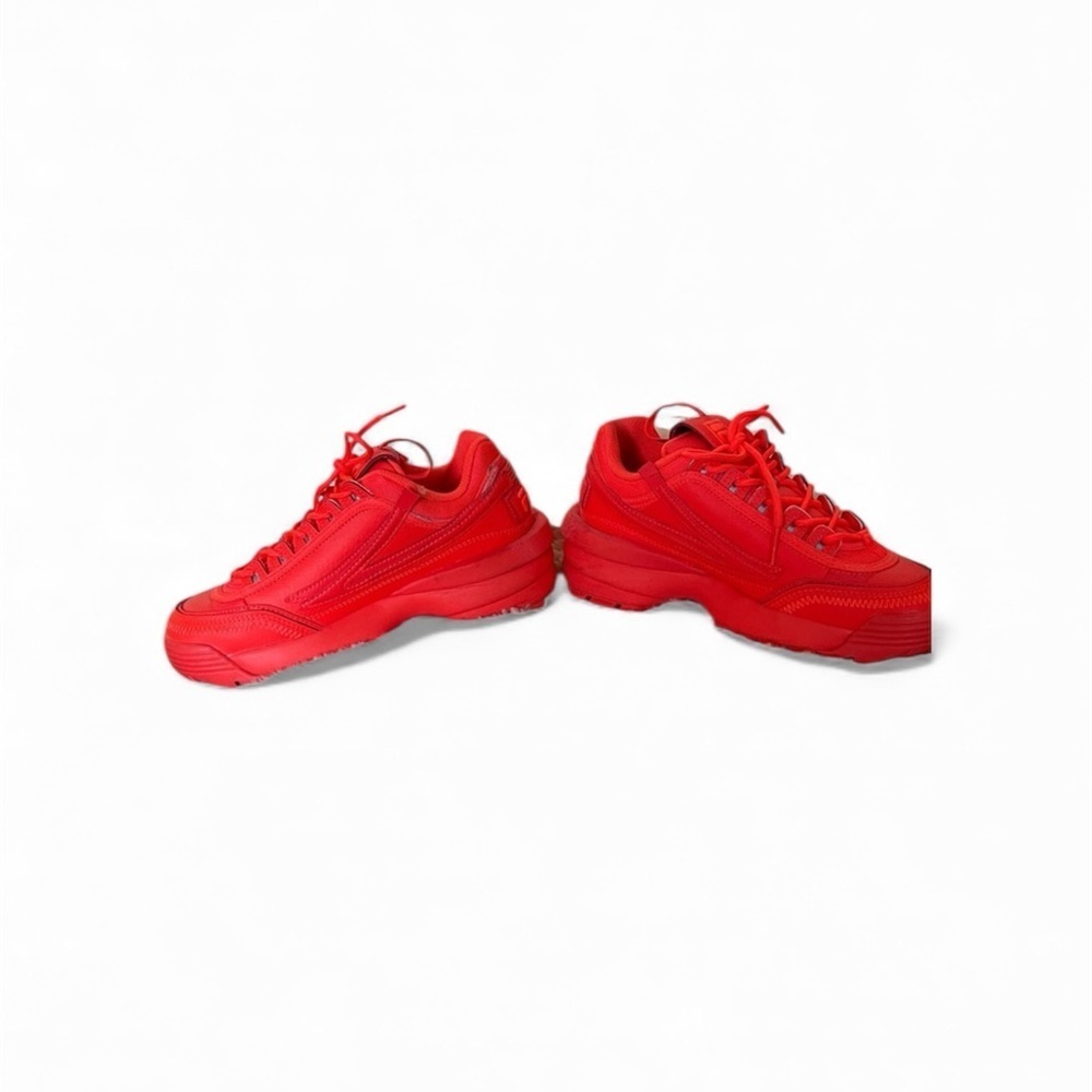 Fila Bold bright pink neon Sneakers owned by me not new but hardly warn
